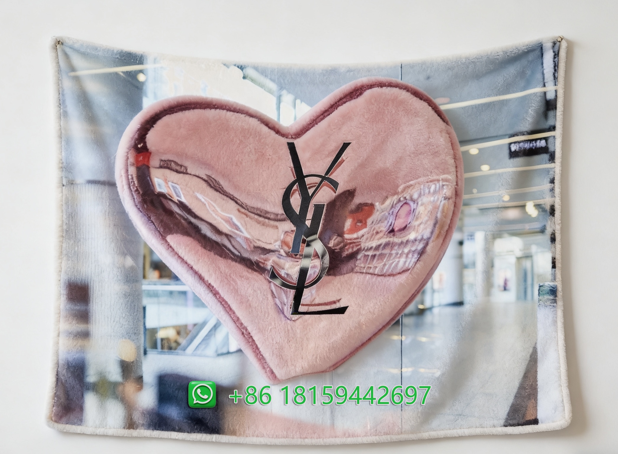 Yves Saint Laurent Throw Blankets